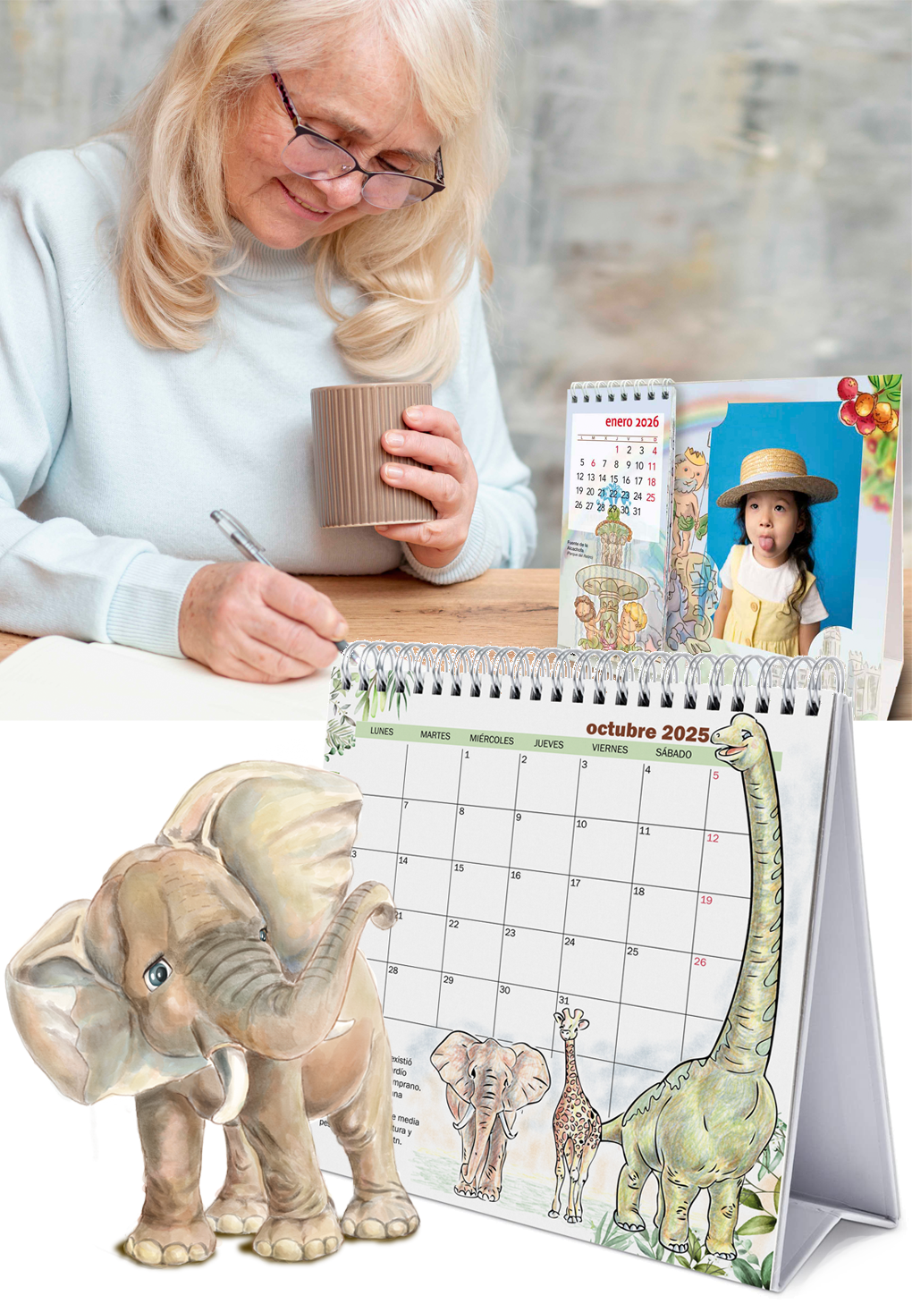 Calendario personalizado en Alcalá de Henares |  Calendario con fotos Torrejón de Ardoz |  Compra calendario en Alcalá de Henares