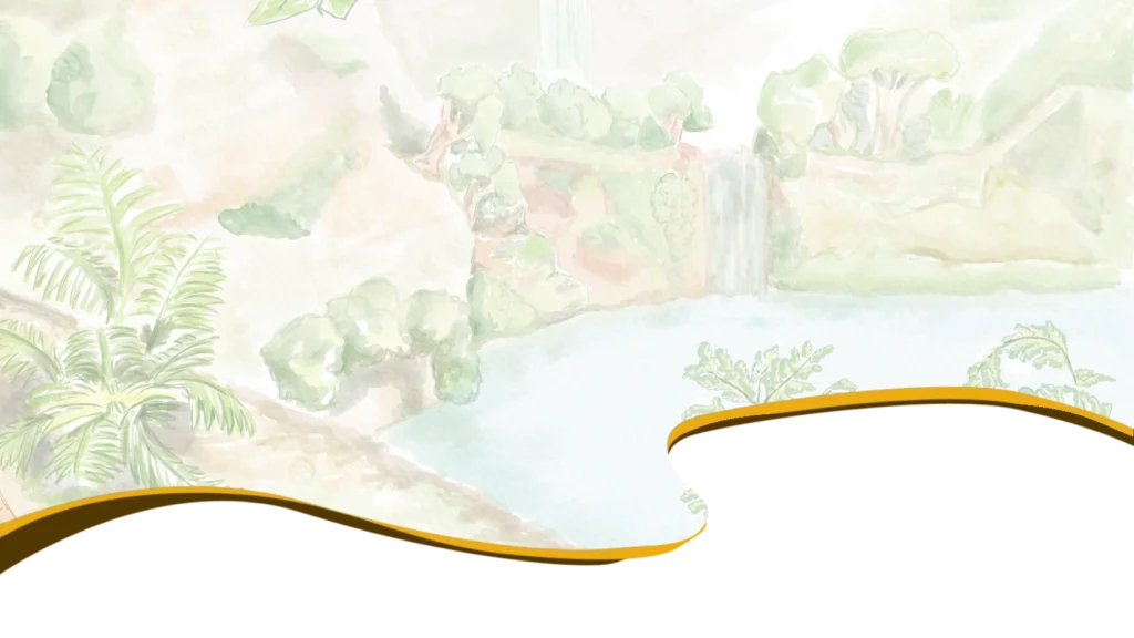 Paisaje de fondo utilizado en nuestro calendario de mesa ilustrado para colorear en Alcalá de Henares