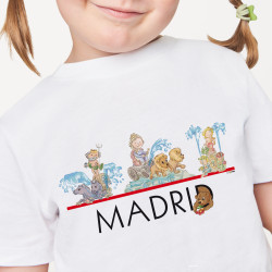 Camiseta con ilustraciones de Madrid
