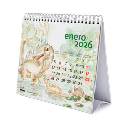 Calendario de Escritorio Dinosaurios 2025-2026