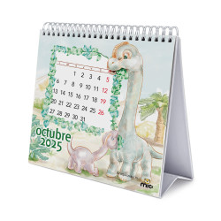 Calendario de Escritorio Dinosaurios 2025-2026