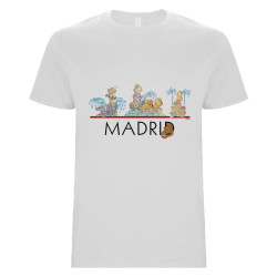 Camiseta con ilustraciones de Madrid