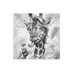 Funda de cojín Gigi Nature-Noir