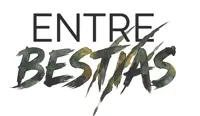 Logo de EntreBestias con tipografía gótica y zarpazo en acuarela, marca de **diseño de autor** de Lanza4Cero.