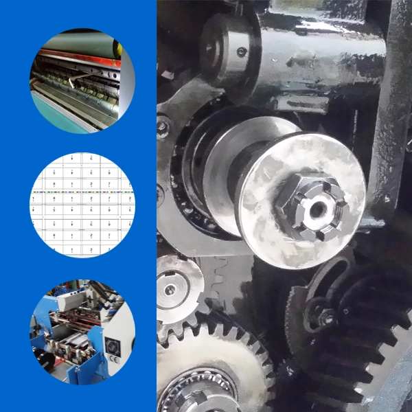 Montaje de engranajes y sistemas neumáticos modificados para la detección de dobles y mejora del registro en máquinas de imprimir.